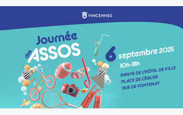 RDV le 6 Septembre à la journée des associations de Vincennes 